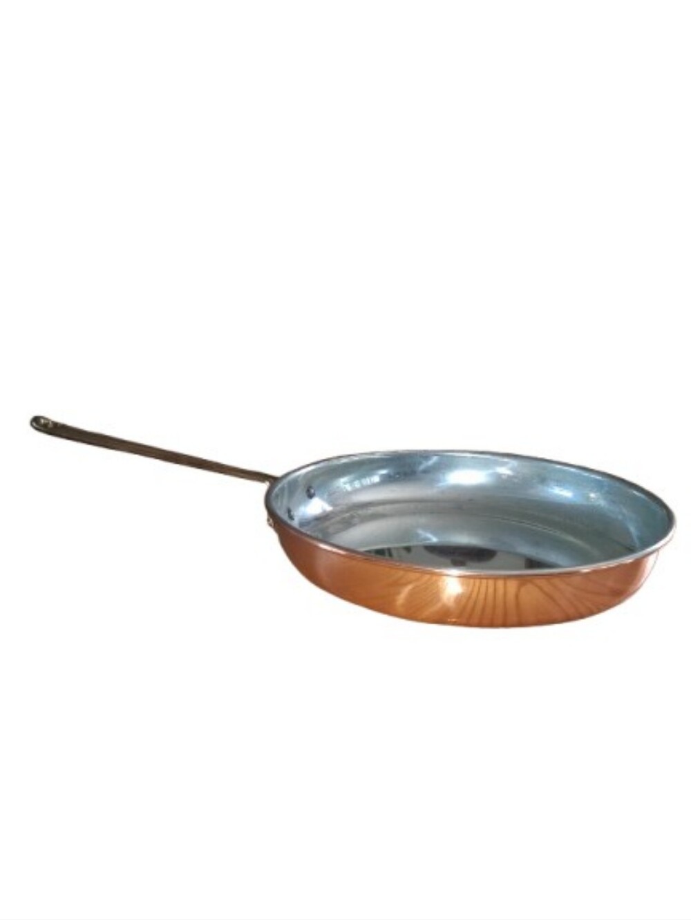Copral 10inch Copper/Brass Skillet French Kitchen/Vintage/Heirloom Cookware - Picture 2 of 8